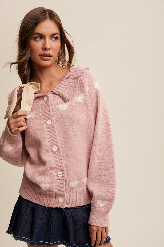 Oh so cute heart Sweater