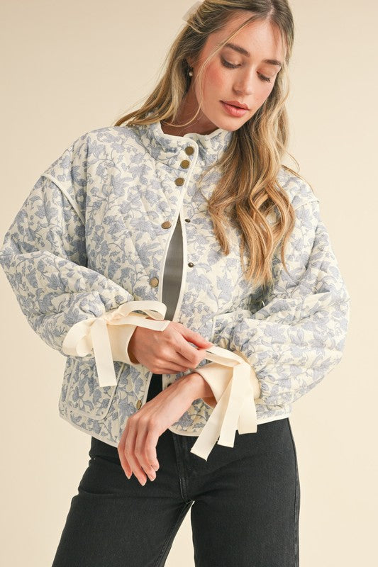Blue Sweetheart quilted jacket