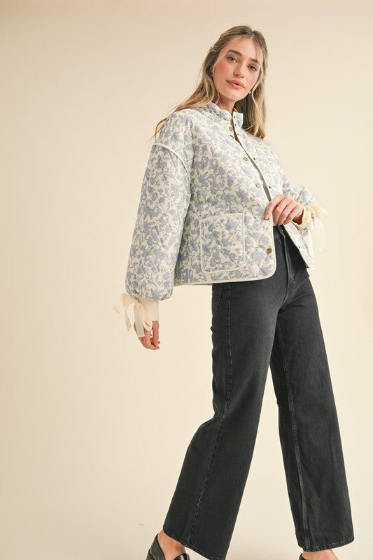 Blue Sweetheart quilted jacket