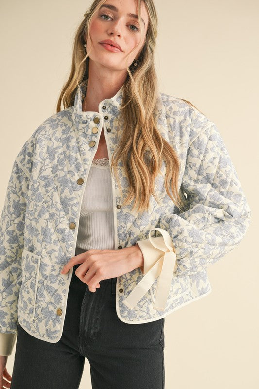 Blue Sweetheart quilted jacket