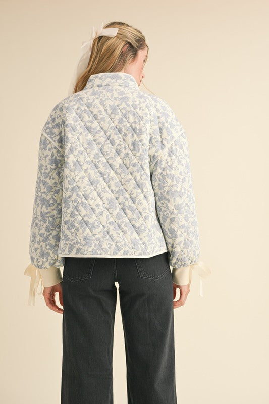Blue Sweetheart quilted jacket
