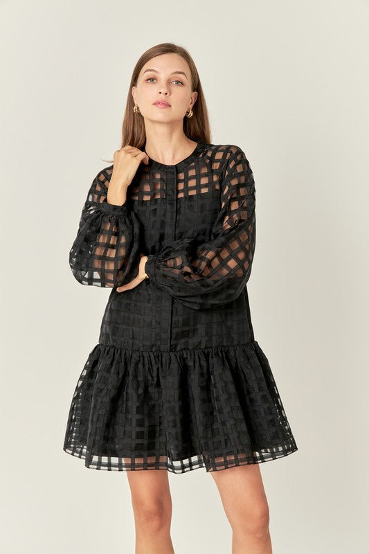 Longsleeve Plaid Mini