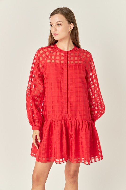 Longsleeve Plaid Mini