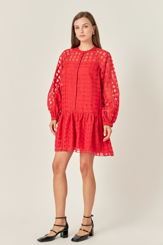 Longsleeve Plaid Mini