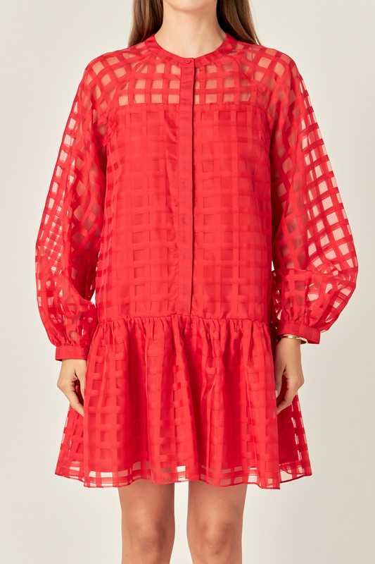 Longsleeve Plaid Mini